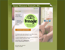 Tablet Screenshot of imajemassage.com